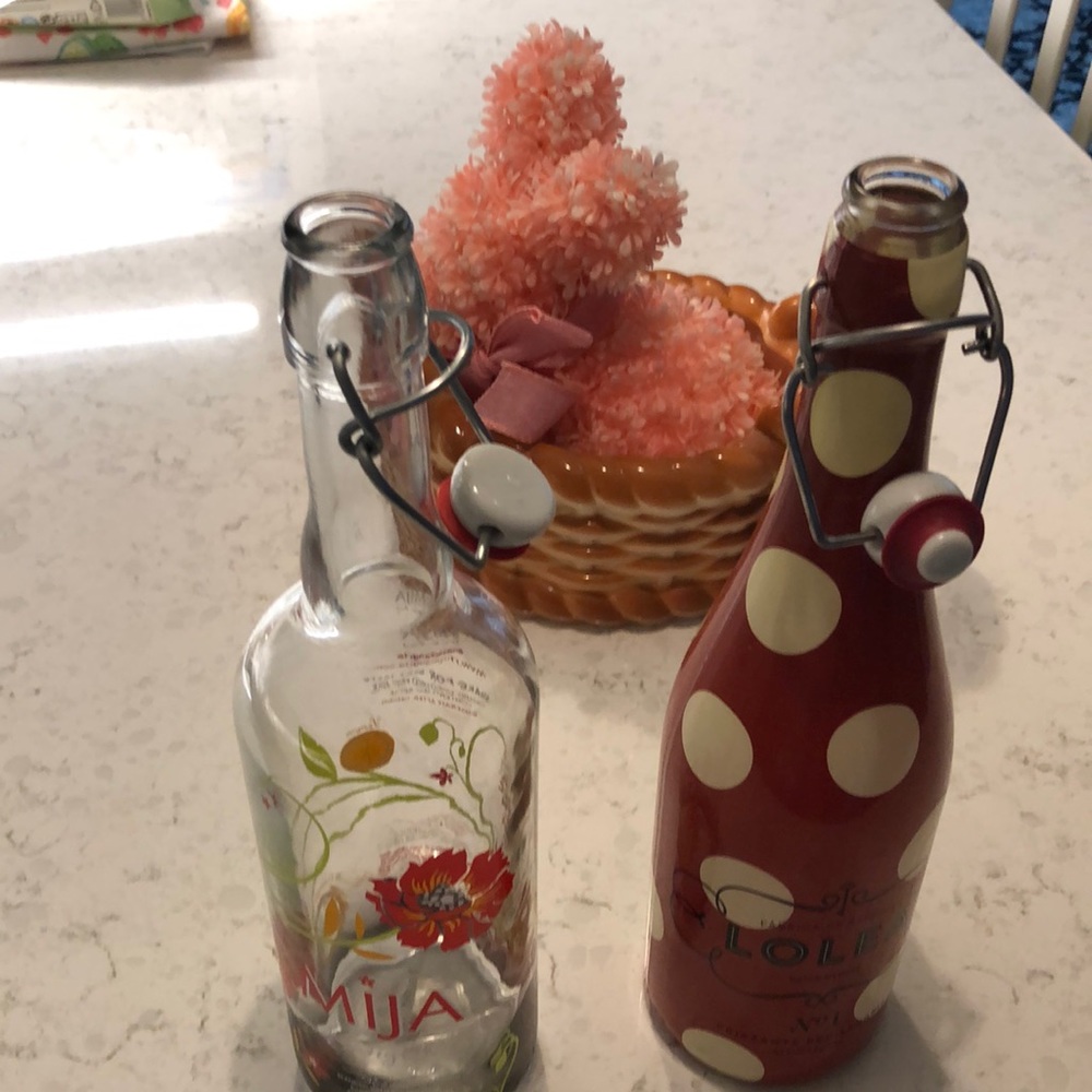 Decorative Wine bottles with attached corks